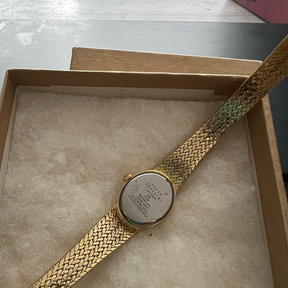 Nastalgic and retro watch.  Convented with a cross and sparkle
